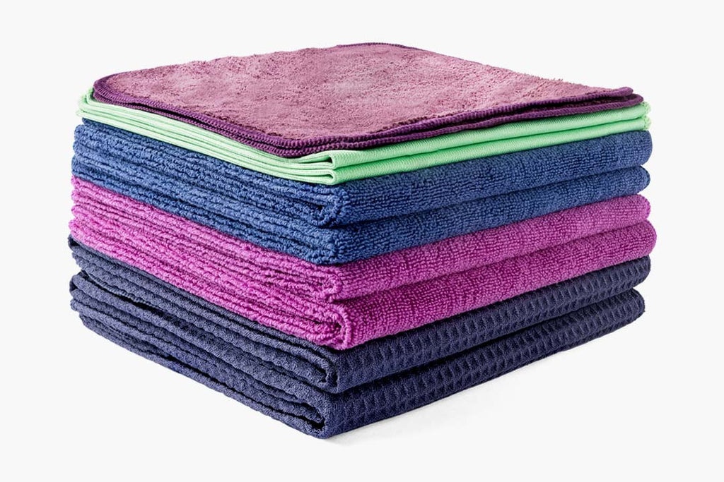 10-piece premium microfiber cloth kit