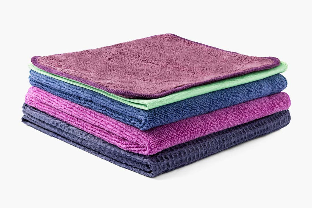 5-piece premium microfiber cloth kit
