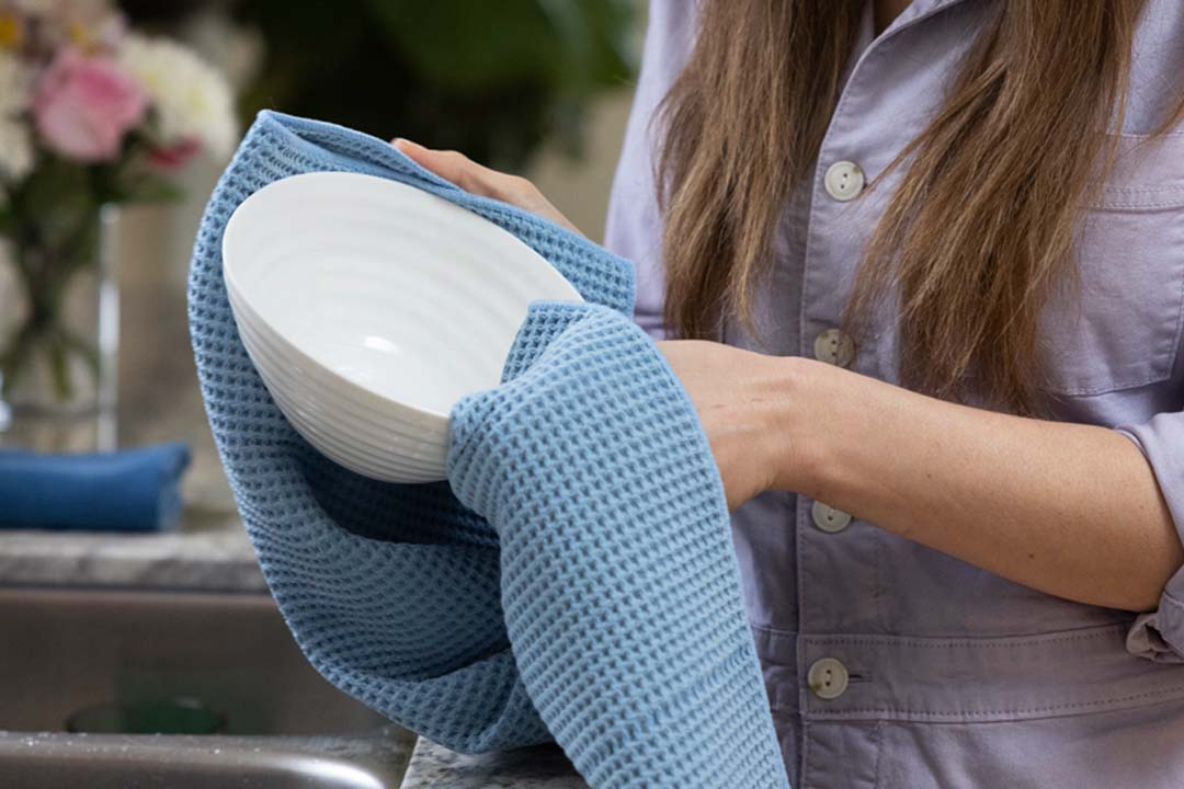Premium Waffle Weave Kitchen Dish Cloth – Maker's Clean