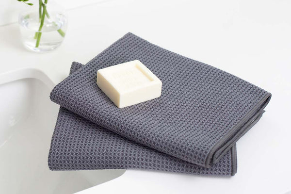 Premium Microfiber Waffle Weave Hand Towel | Maker's Clean